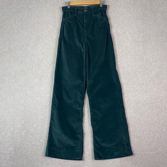 Favorite Daughter Womens 26 The Mischa Super High Rise Wide Leg Pant in Hayward